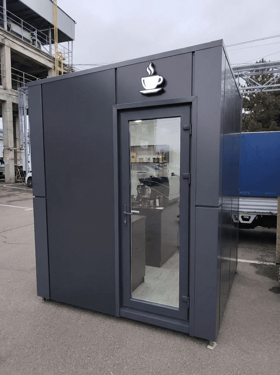 Киоск — вид сбоку