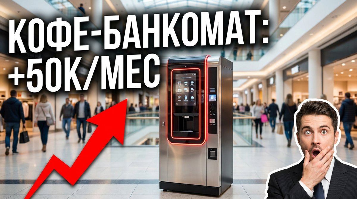 Кофе-банкомат как бизнес: автомат vs киоск и реальная рентабельность